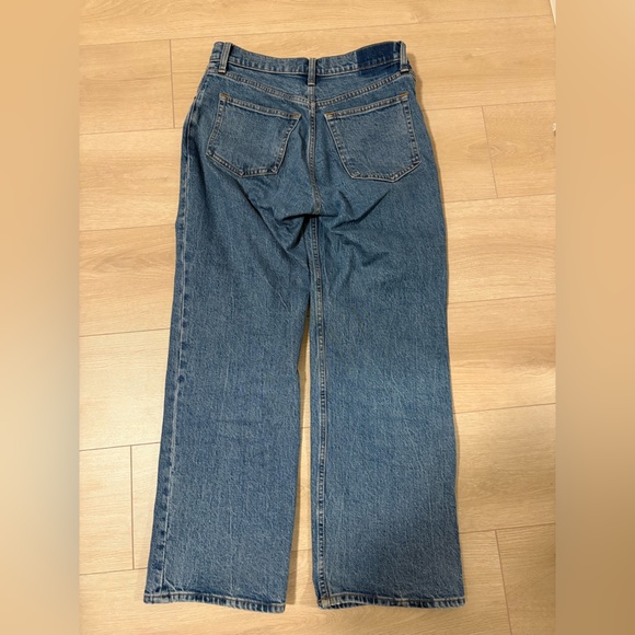 Abercrombie 90s relaxed Jean high rise, medium marble (US 27, short) - Picture 7 of 8